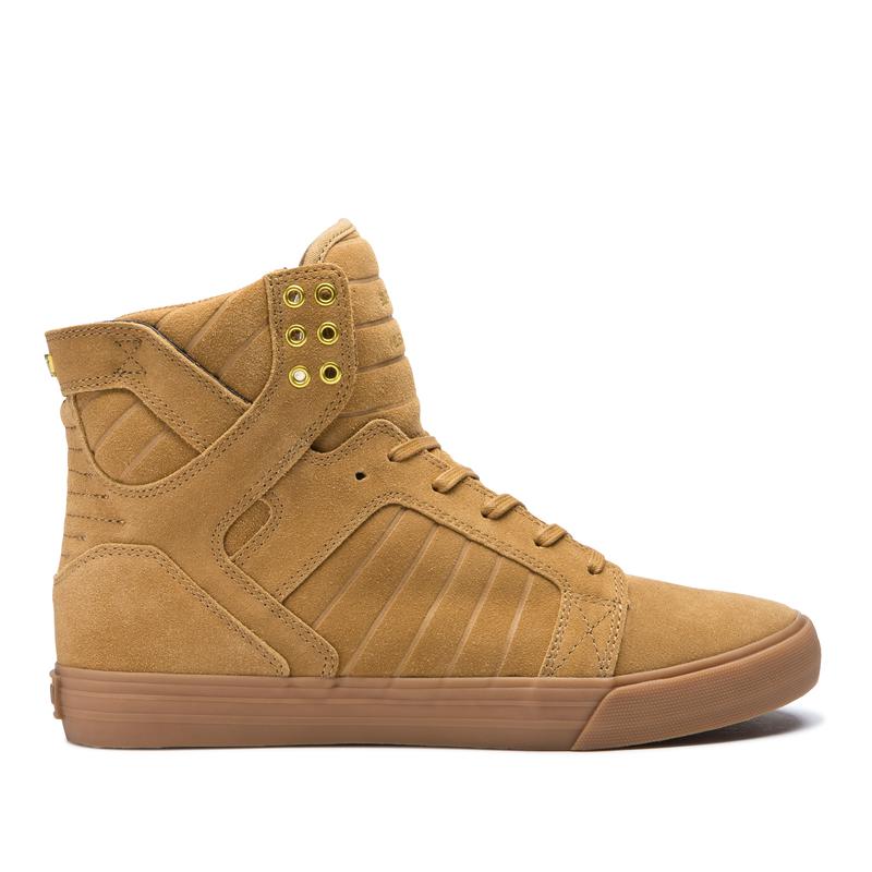 Zapatillas Altas Supra Argentina Hombre - SKYTOP Marrones (SIDPG-8523)